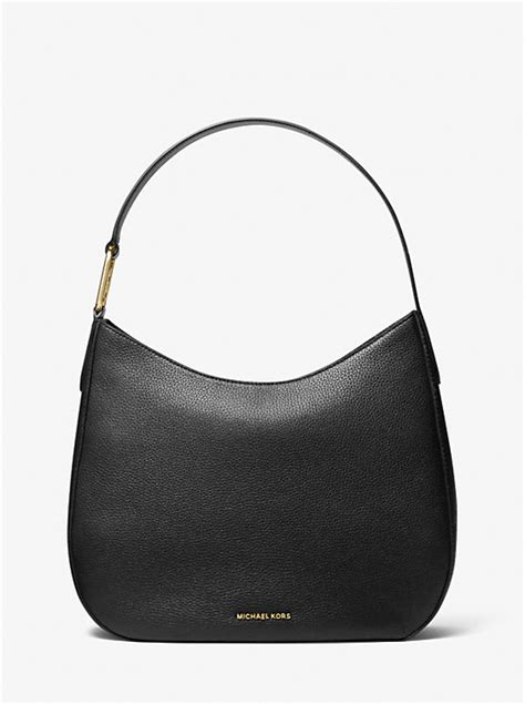 kingston michael kors|Kensington Large Pebbled Leather Hobo Shoulder Bag .